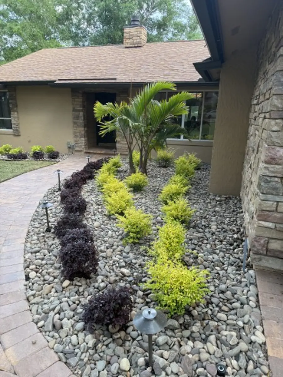 Landscaping and paver hardscape in Lake Mary, FL
